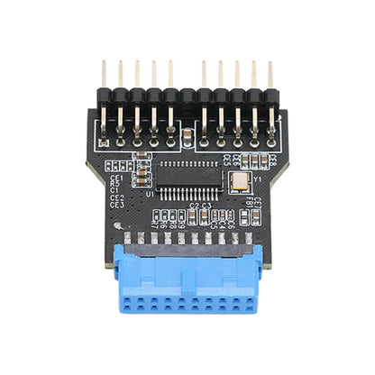 USB 3.0 19pin to Dual 9 Pin Adapter for Windows XP/Vista