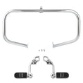 Engine Guard Bar Long Angled Foot Pegs for Harley Touring (2009–2024)