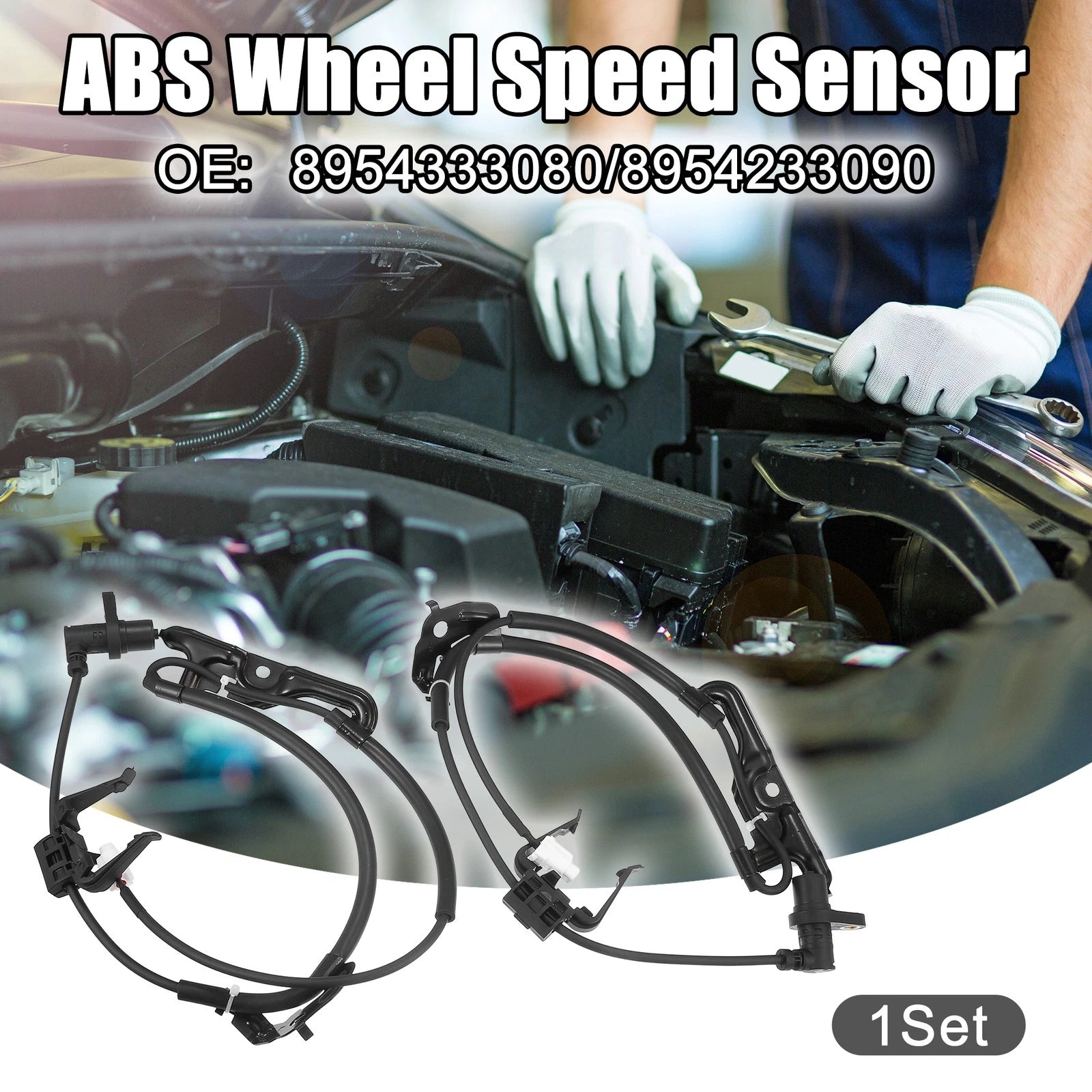 ABS Wheel Speed Sensor Front Left Right Set for Lexus ES350 (2007–2020)