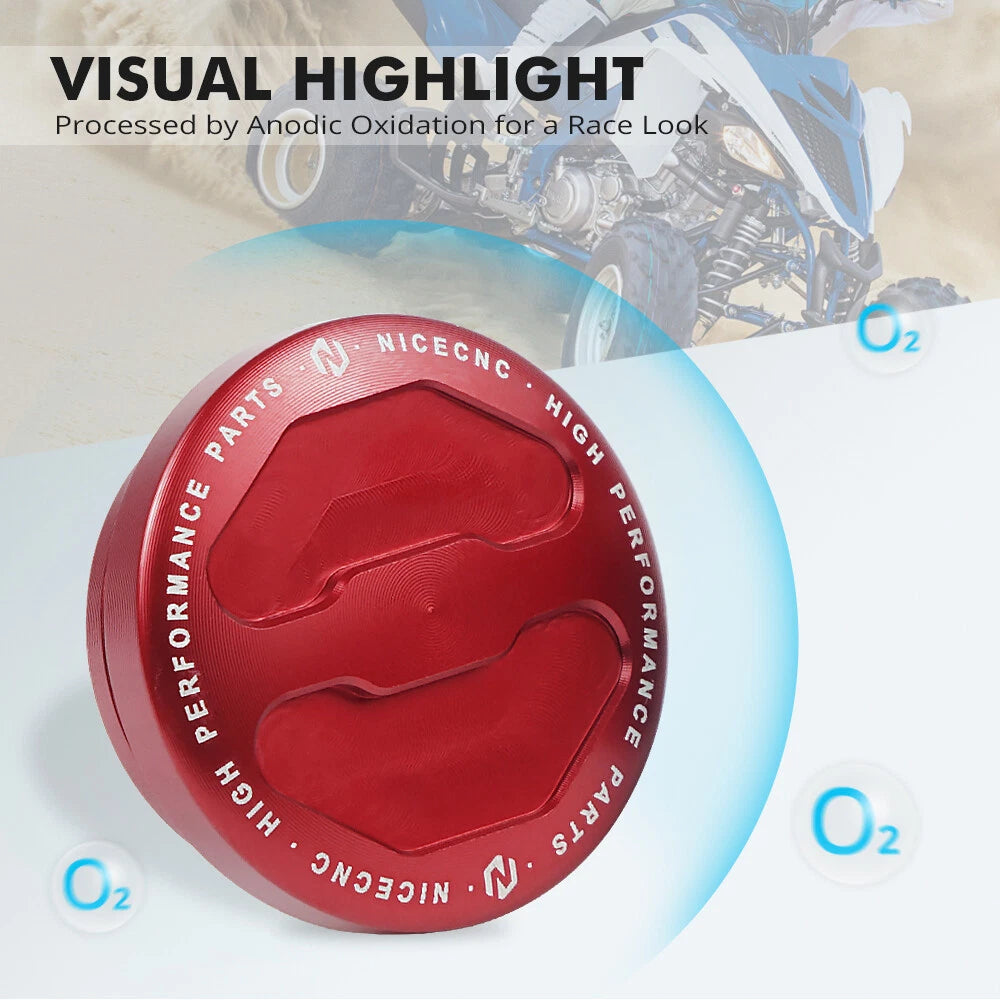 Frame Plugs for Yamaha Raptor 700 (2006–2020) - Aluminum Alloy Caps