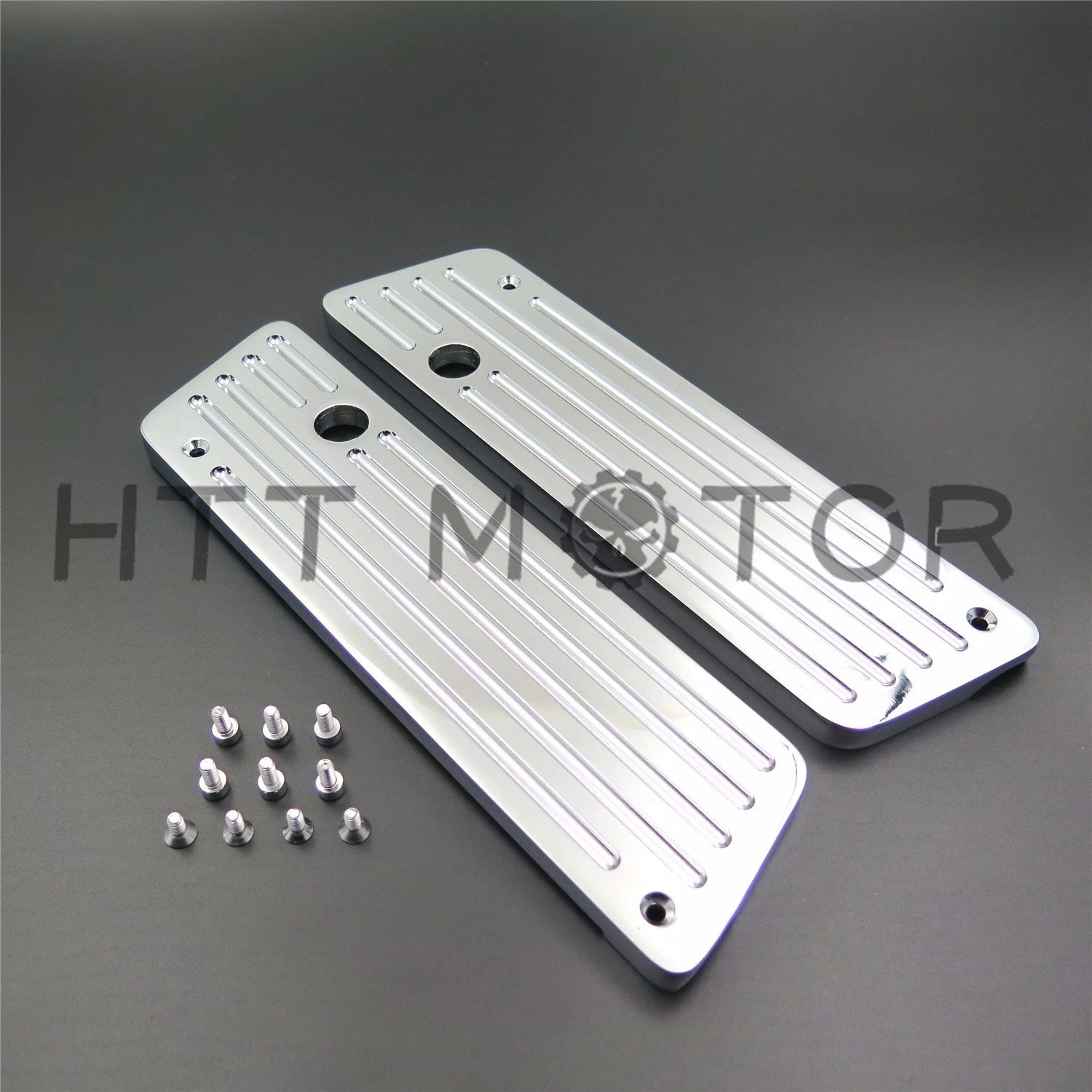 Custom Chrome Saddlebag Latch Covers for Harley Touring Electra Road Glide (1993–2013)