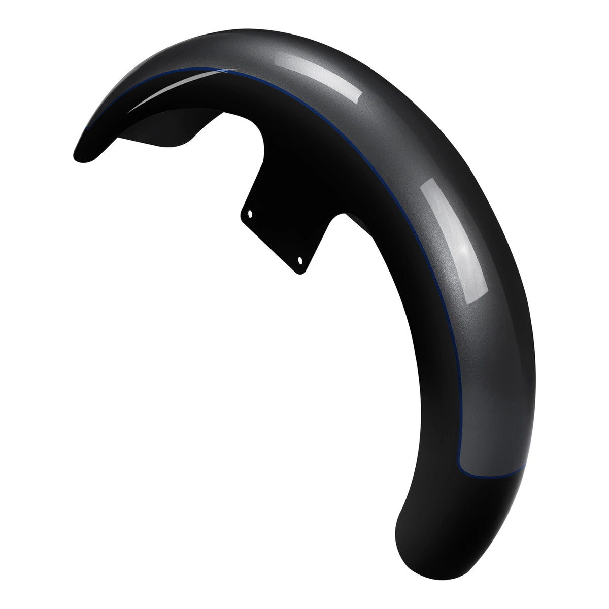 21" Front Fender for Harley Touring (2014–2023) Gauntlet Gray Metallic / Vivid Black