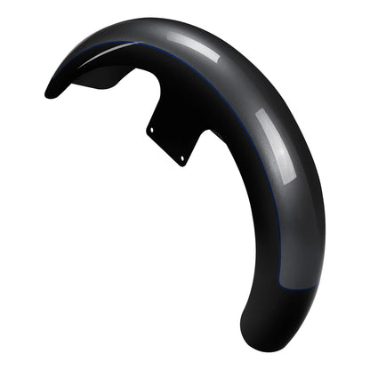 21" Front Fender for Harley Touring (2014–2023) Gauntlet Gray Metallic / Vivid Black