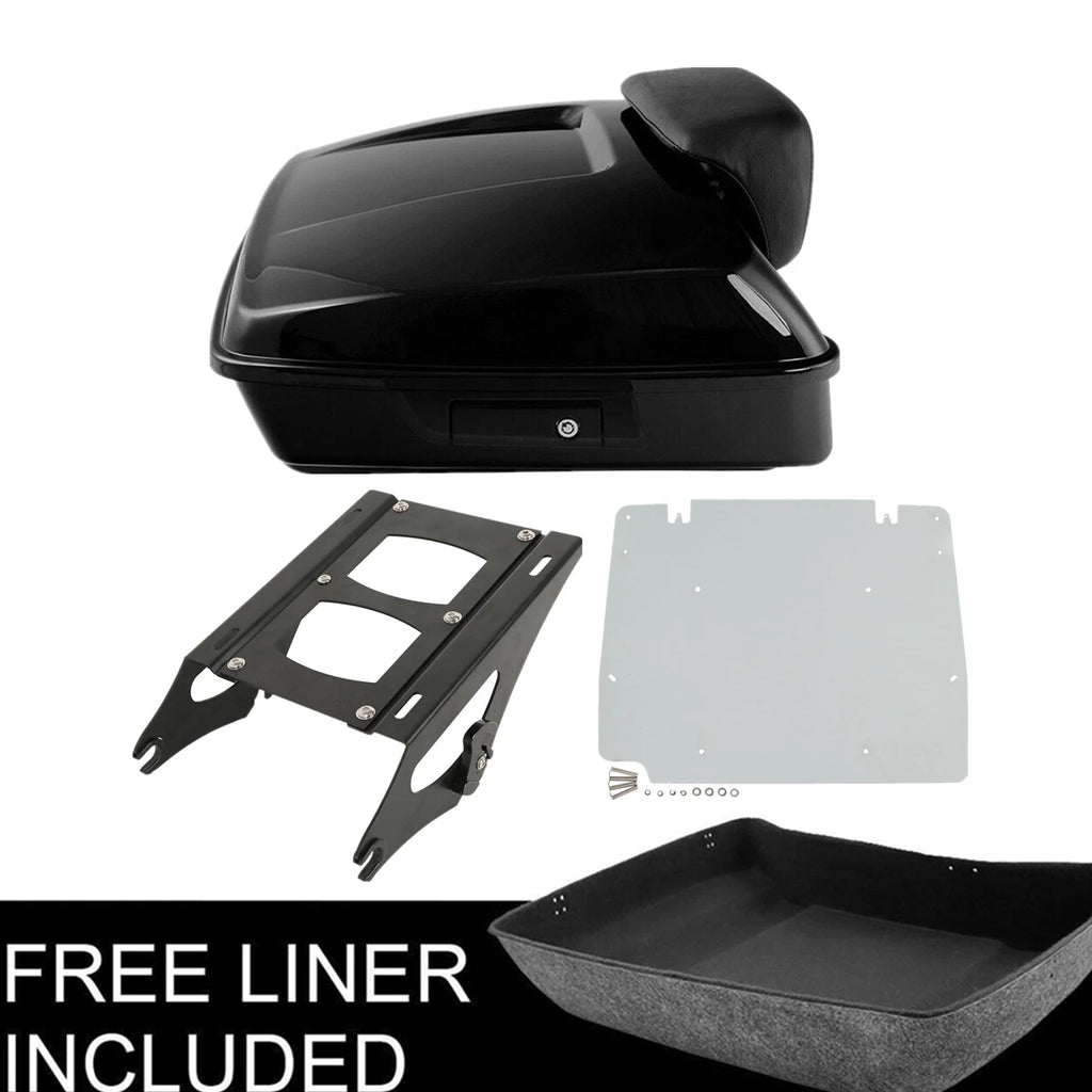 Chopped Trunk Base Plate Mount Rack for Harley Touring (2014–2025)