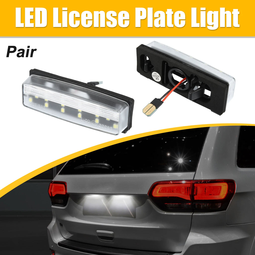 2X LED License Plate Light for Mazda MX-5 Miata (2006–2015)