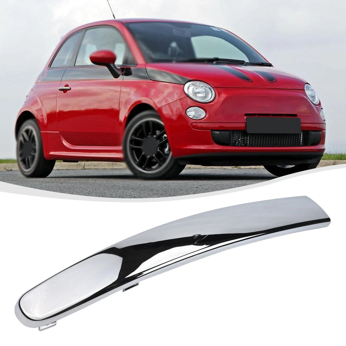 Front Right Lower Bumper Grill Moulding for Fiat (2007–2015)