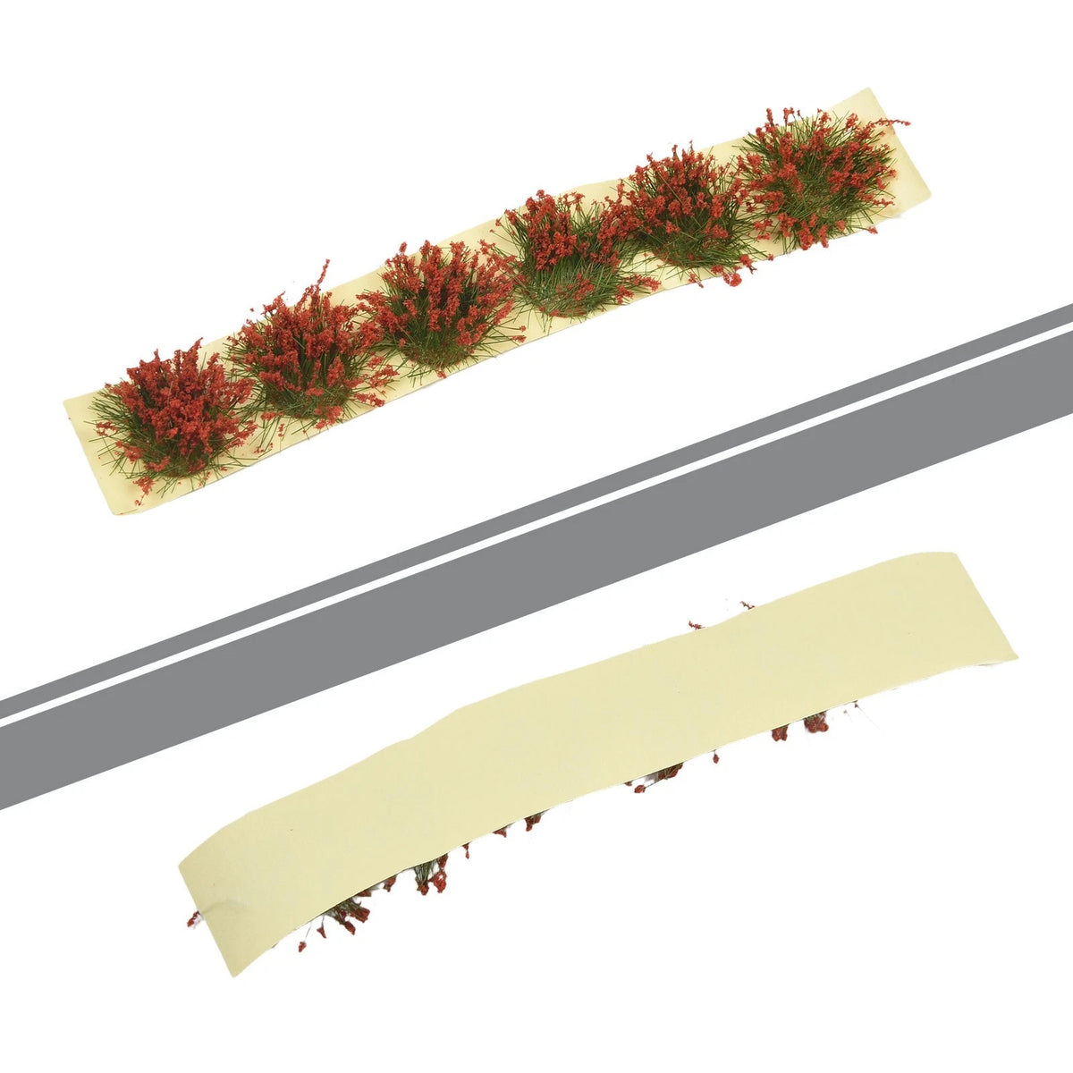 Set of 4 Miniature Mixed Static Tufts for Model Scenery