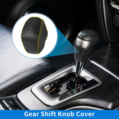 Carbon Fiber Gear Shift Knob Cover for Toyota RAV4 (2019–2024)