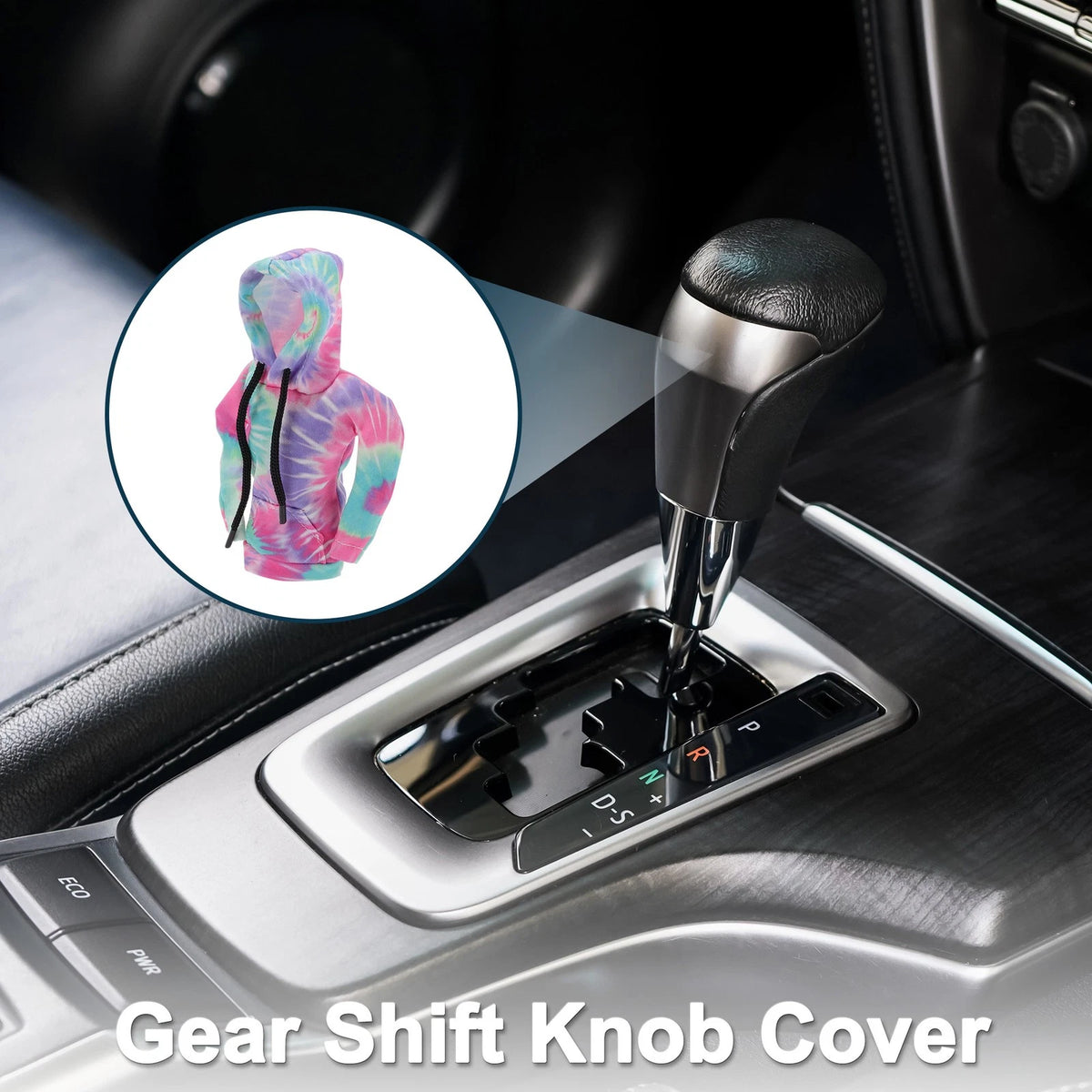 Universal Gear Shift Knob Cover for Cars (Green, Blue, Pink)