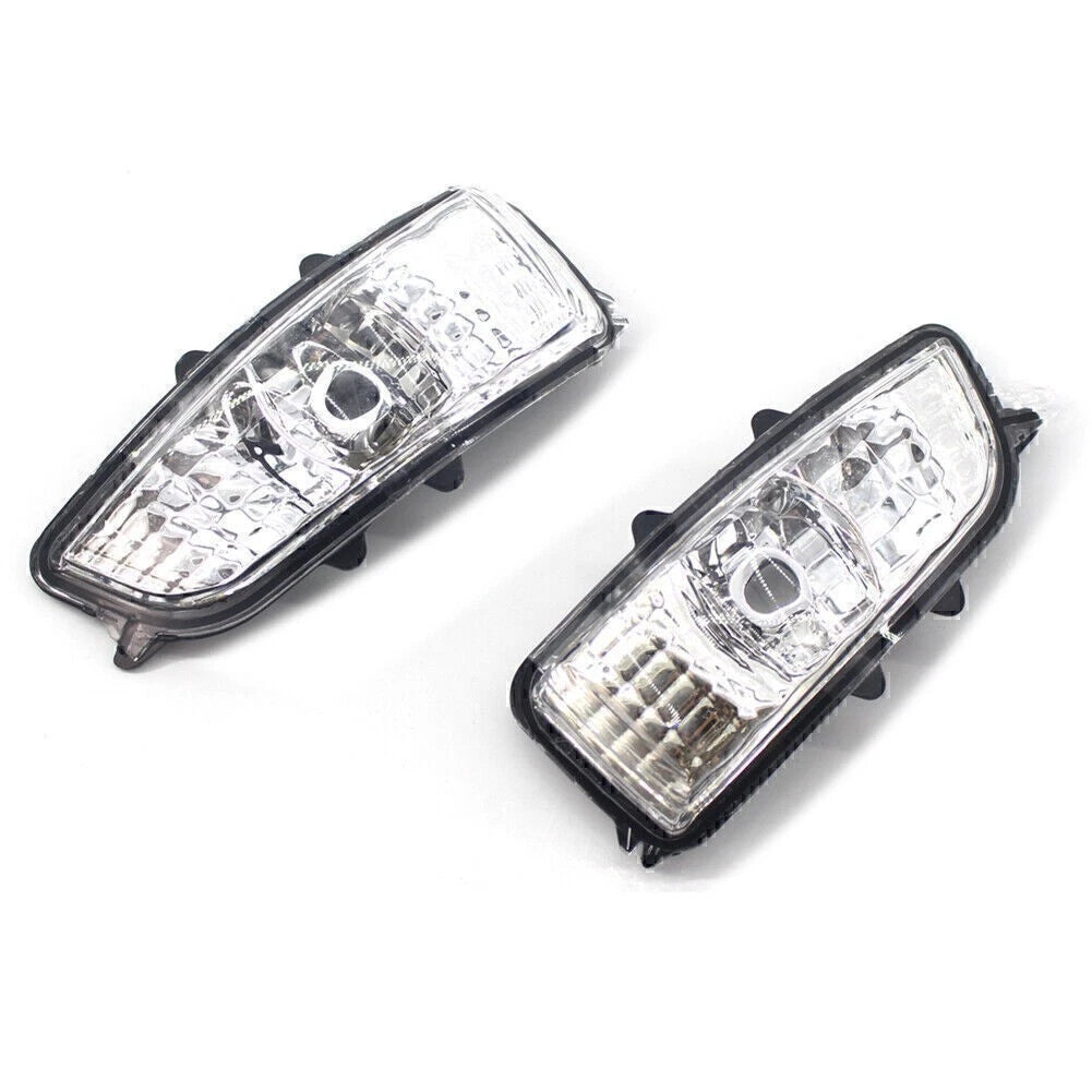Pair Door Mirror Indicators for Volvo S40 S60 S80 (2007–2011) White