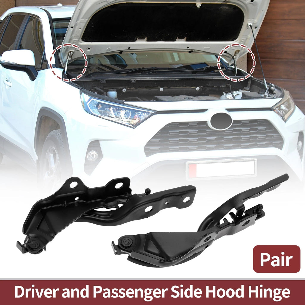 Hood Hinge Bracket for Hyundai Sonata 2015–2019 Front Bonnet Pair
