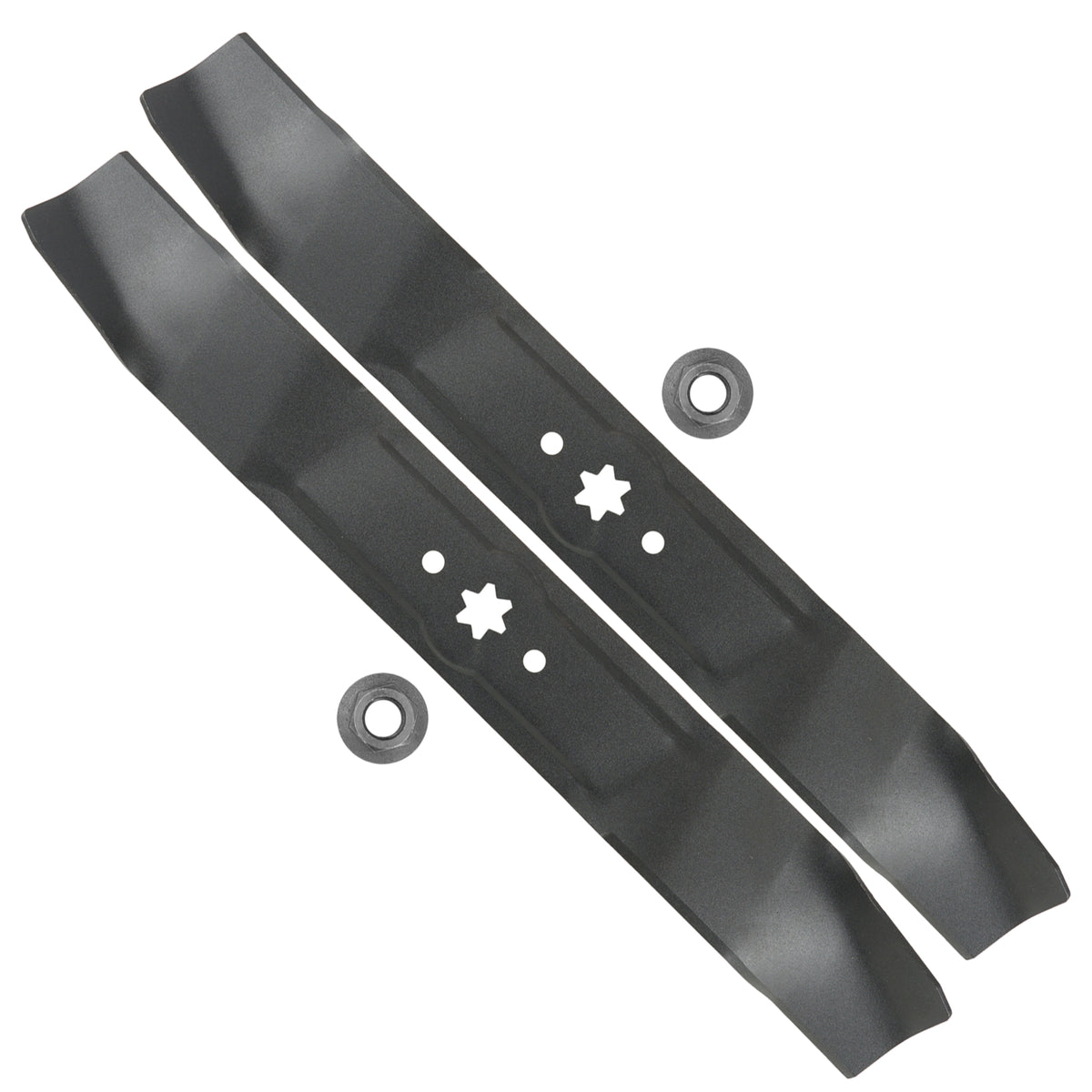 Deck Blades 42 Inch Replacement Set with Nuts for Cub Cadet MTD (2001–2008)