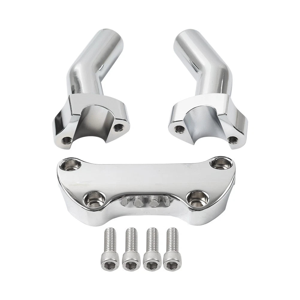 4-1/2" Pullback Handlebar Riser 1" Top Clamp for Harley Dyna Softail (1991–2023)
