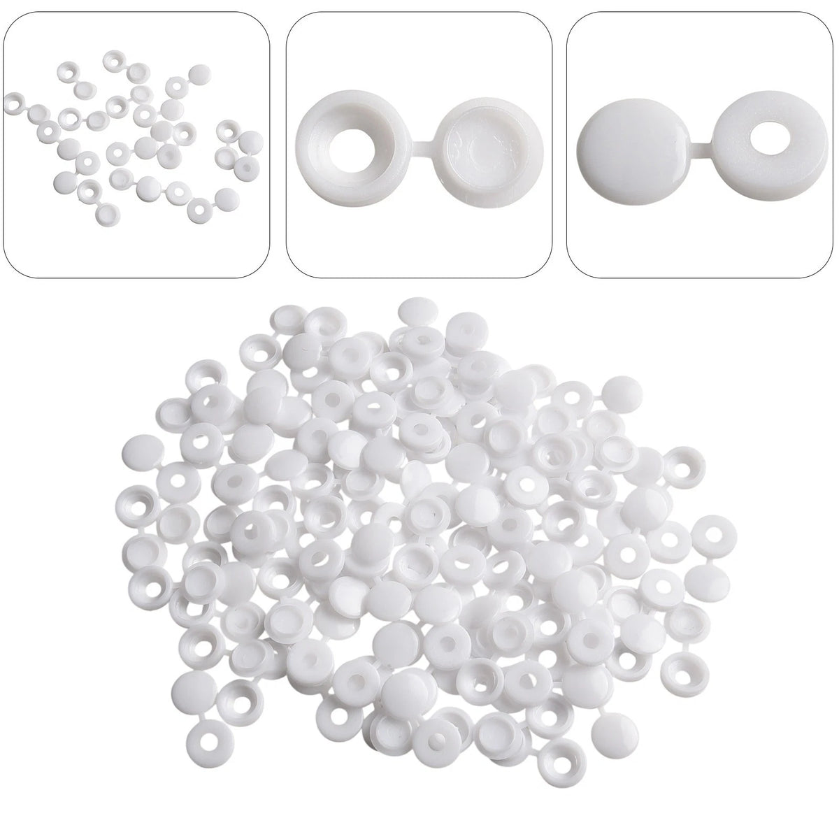Hinged Screw Cover for Versatile Applications (No Specific Years)