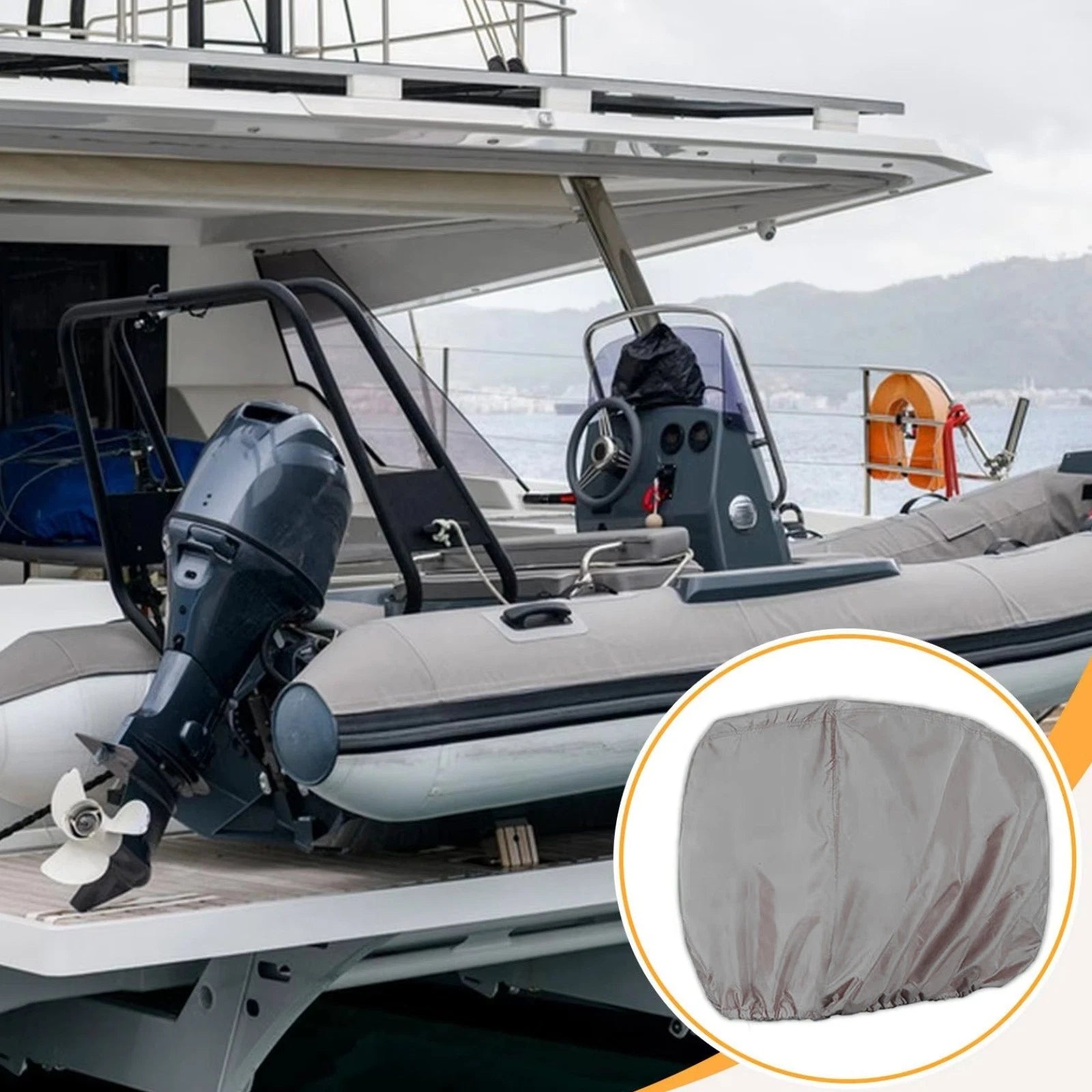Boat Cover for Suzuki 30-60 HP (Waterproof)