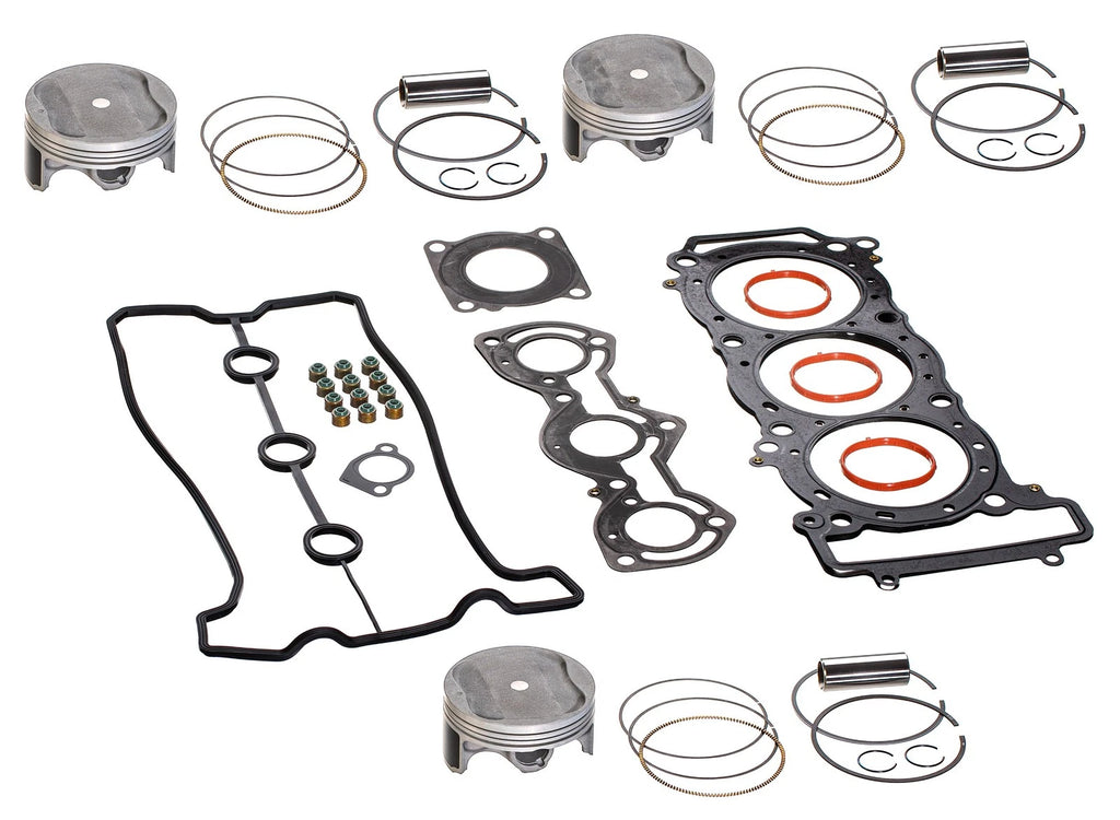 Top End Rebuild Piston Gasket Kit for Yamaha 1050 FSH AR SX 210 220 EX VX (1.00)