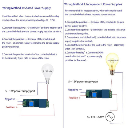 Auto Door Opener for Custom Vehicles (5-12V DC Power Supply)