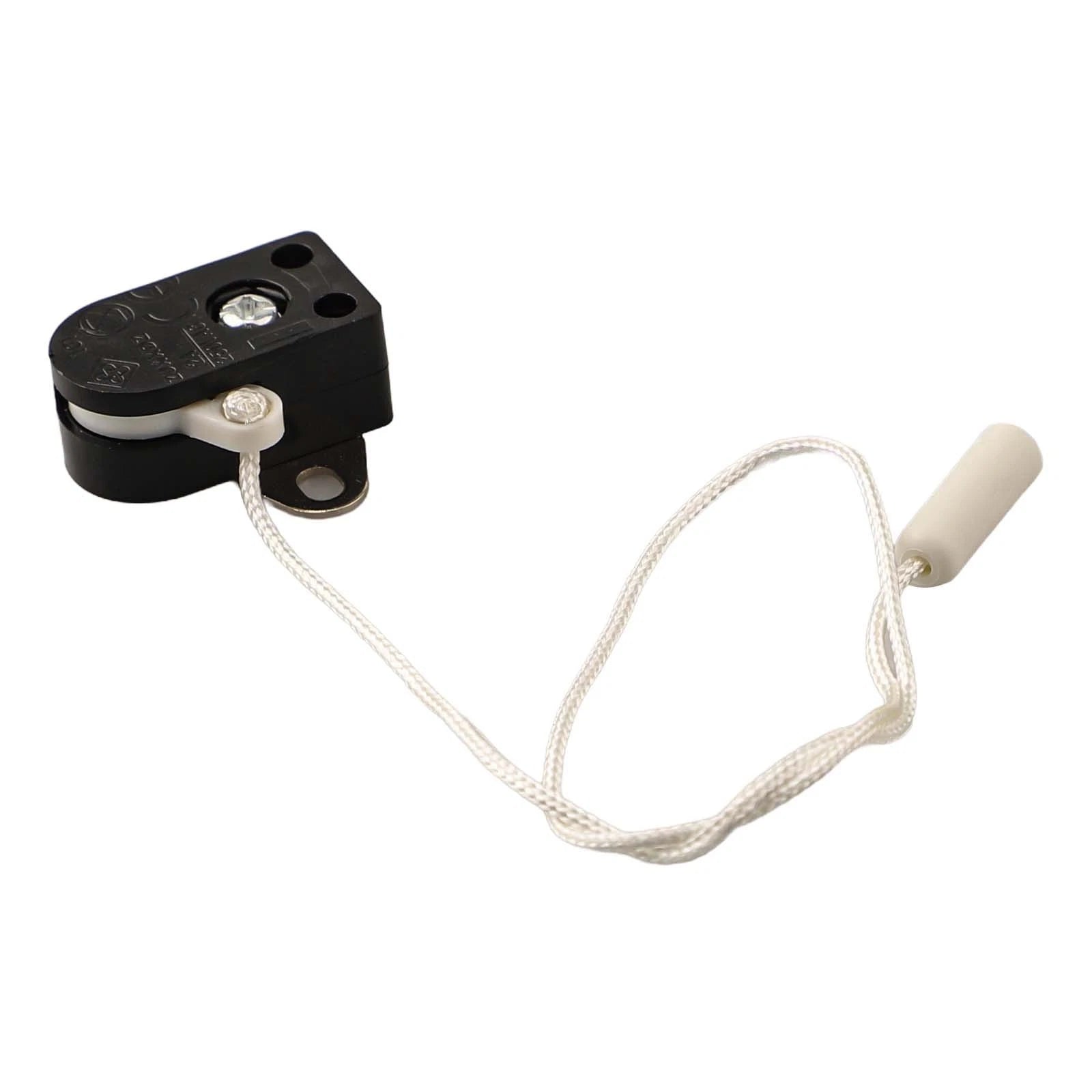 2X Compact Pull Switches with Cord for Reliable Lighting Control 250V