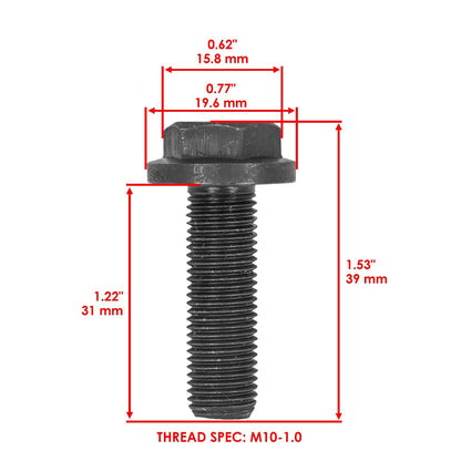 Blade Bolt Replacement for Jonsered Electrolux AYP Husqvarna Poulan (2 Pack)