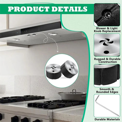 Blower Knob and Light Knob for Range Hood E64 E60 (SV08355)