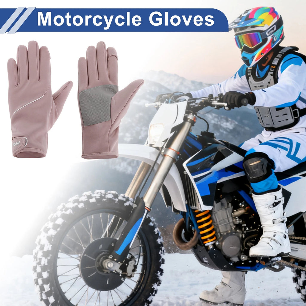 Women’s Cycling Gloves Lightweight for Mountain Biking Polyester Pink (One Size)