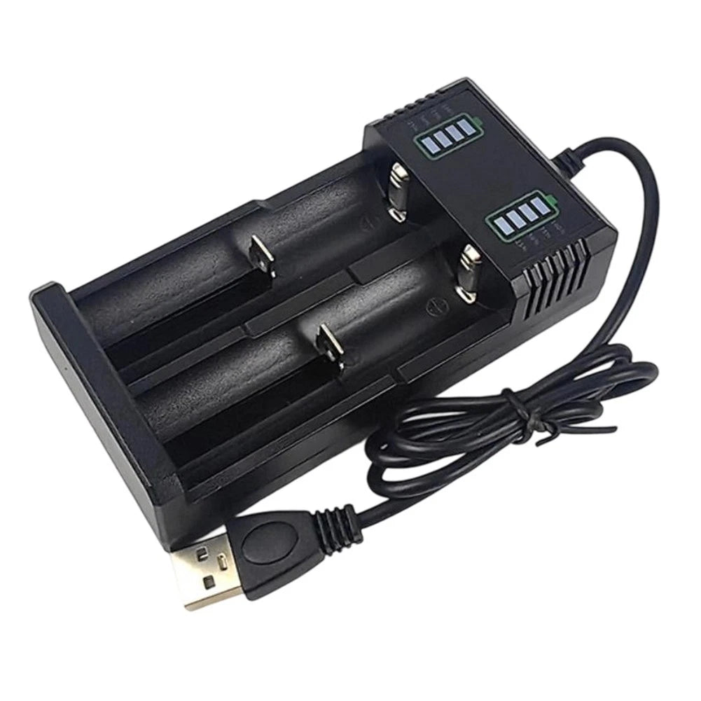 USB Charger for 21700 14500 18500 26650 Lithium Batteries (2023)