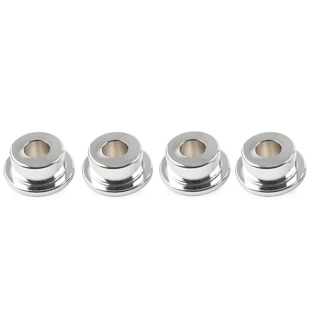 Handlebar Riser Bushings for Harley Dyna Wide Super Glide Softail (2006–2023) Chrome