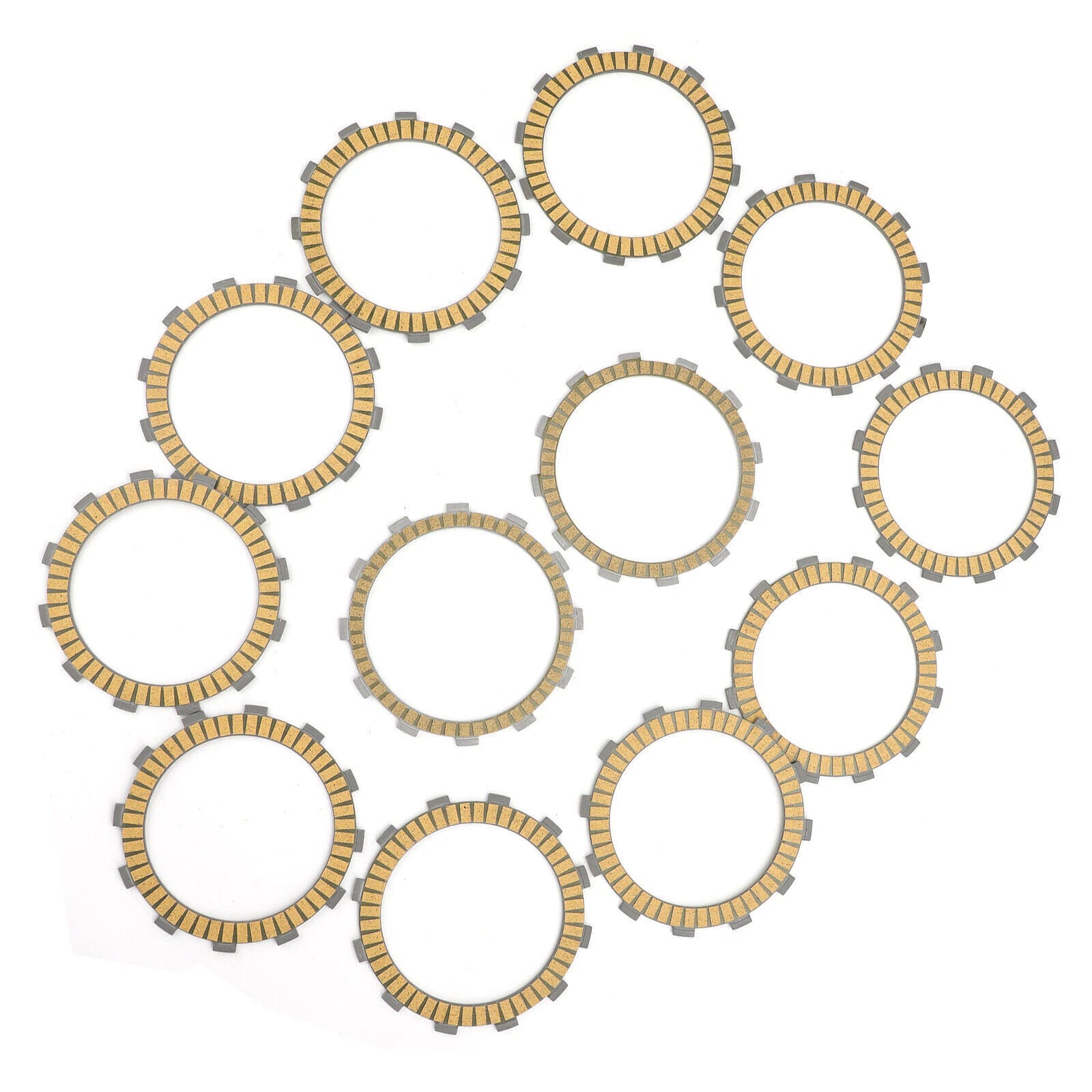 Clutch Friction Plate Kit for Kawasaki ZX1200 Ninja ZX-12R (2001–2006) T9