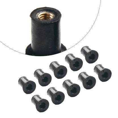 Nuts Fairing Screws for ATV Motorcycle Neoprene