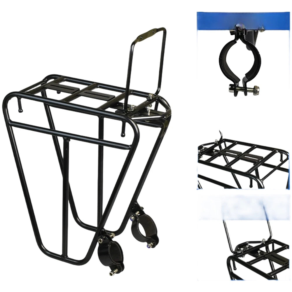 Steel Front Rack for Mountain Bikes (30x23x27.4cm)