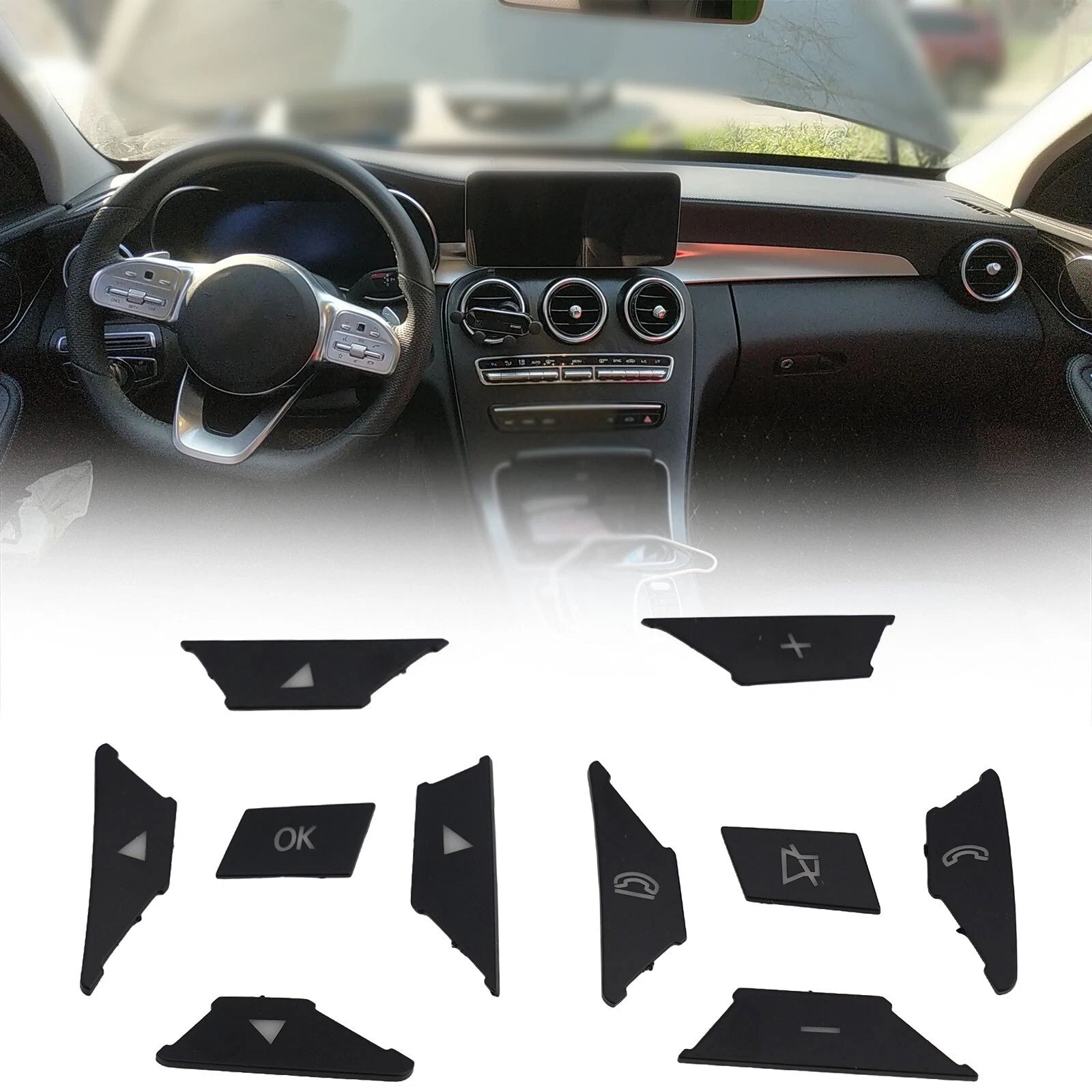 Steering Wheel Switch Buttons for Mercedes E-Class, C-Class, G-Class