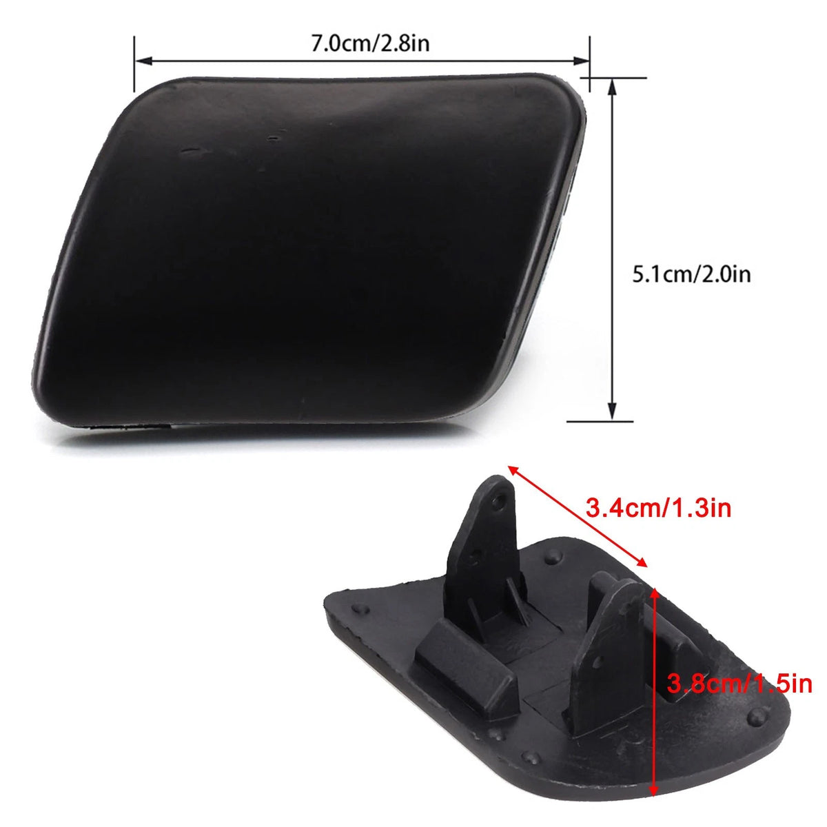 Headlight Washer Nozzle Covers for Volkswagen Golf IV (1997–2006)