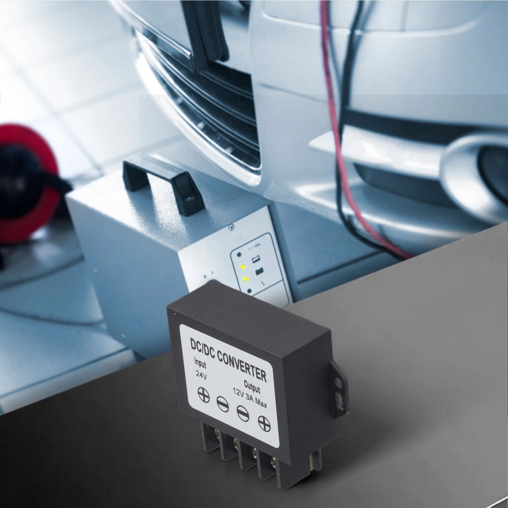 24V to 12V Power Adapter (36W) with High-Temperature Shutdown