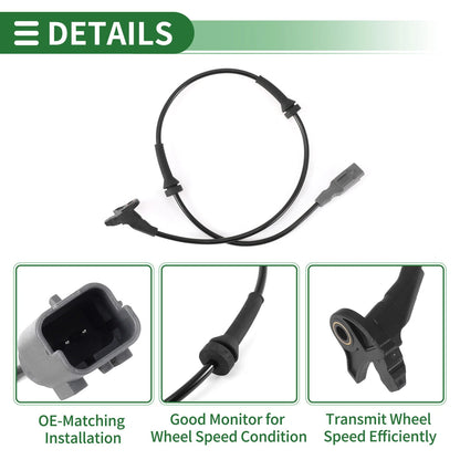 ABS Wheel Speed Sensor for Peugeot 307 (No. 9635384780/9652310580)