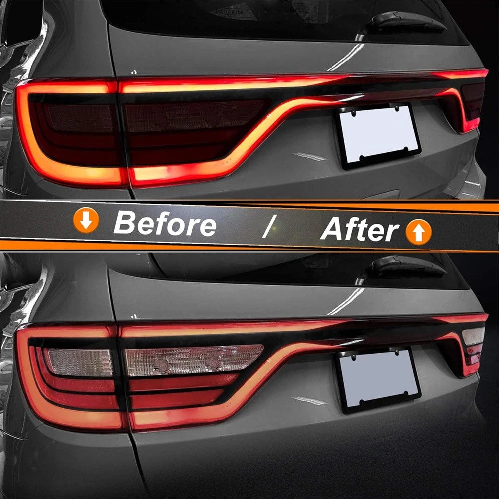 Smoke Tail Light Overlay Tint Vinyl Film for Dodge Durango (2014–2021)