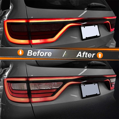 Smoke Tail Light Overlay Tint Vinyl Film for Dodge Durango (2014–2021)