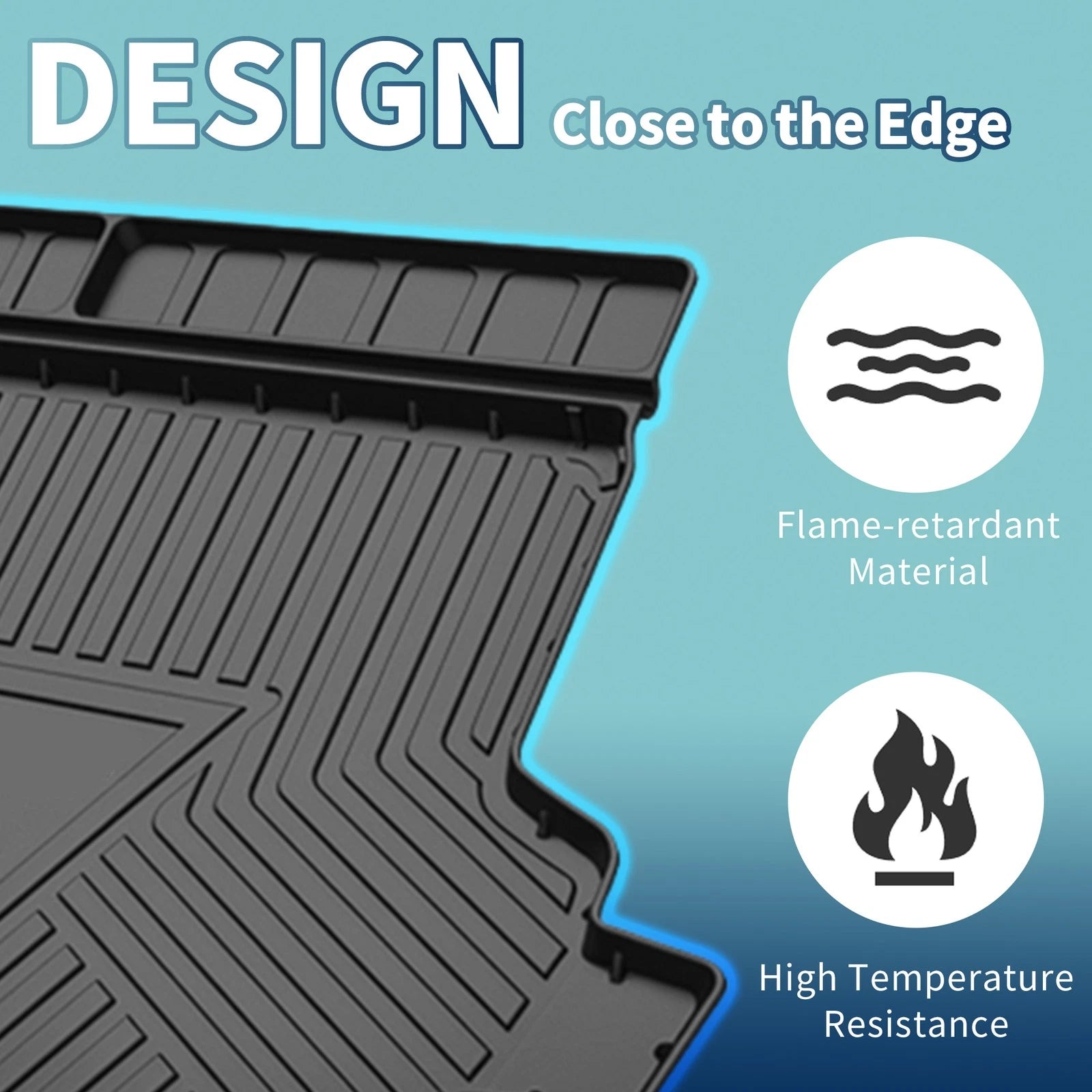 Rear Trunk Cargo Liner Flat Face TPE 1 Piece for Subaru Forester (2013–2018)