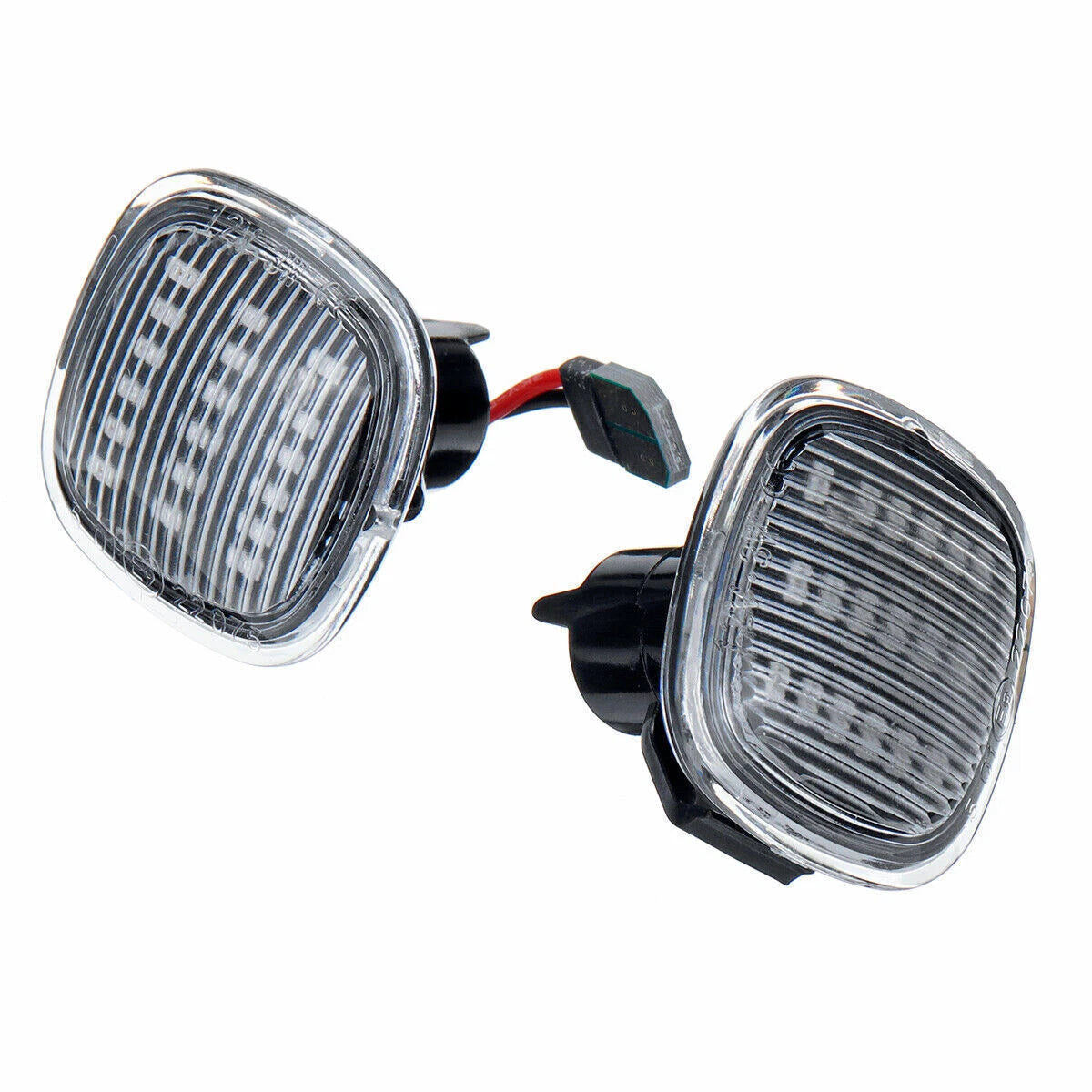 2X Clear LED Side Marker Light for Audi A3 A4 A8 B5 SEAT SKODA Octavia Roomster (1996–2020)