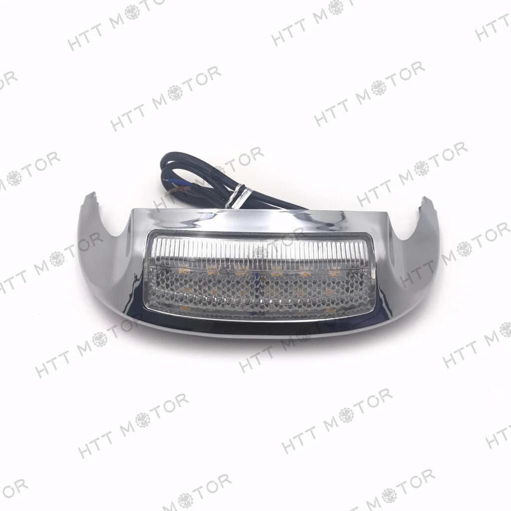 Front LED Fender Tip Light Clear Lens for Harley FLHX FLHR (2014–2017)