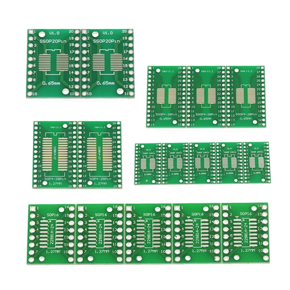 IC Adapter Board SSOP to DIP8/SMD Conversion PCB Kit 5V 5W