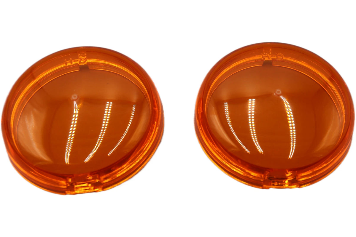 Turn Signal Lens Pair for Harley-Davidson Softail, Dyna, Touring, V-Rod (OEM)