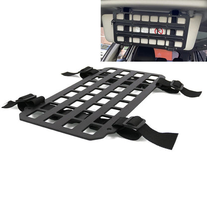 MOLLE Panel Organizer for Car Visor - Tactical Storage Rack Holder