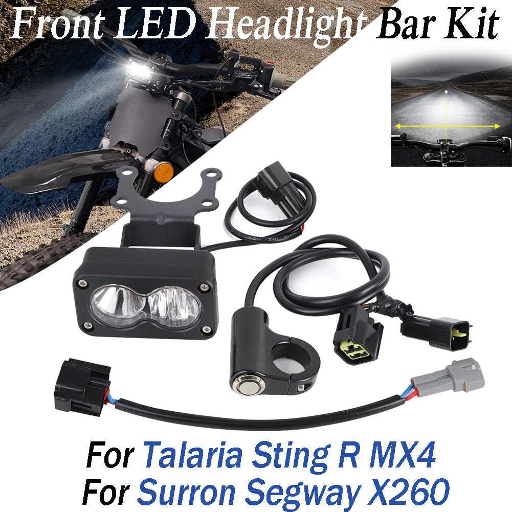 LED Headlight Bar Switch Kit for Talaria Sting R MX4 Surron Segway X 260