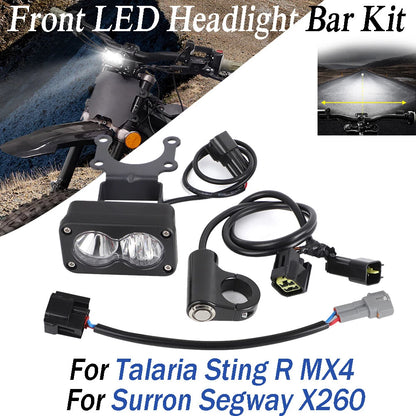 LED Headlight Bar Switch Kit for Talaria Sting R MX4 Surron Segway X 260
