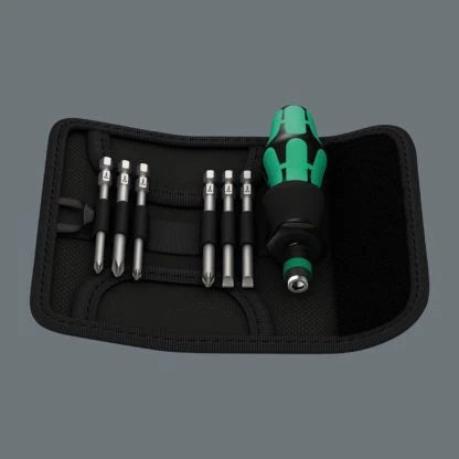 Set of 7 Multi-Bit Blades with Handle for Wera Tools
