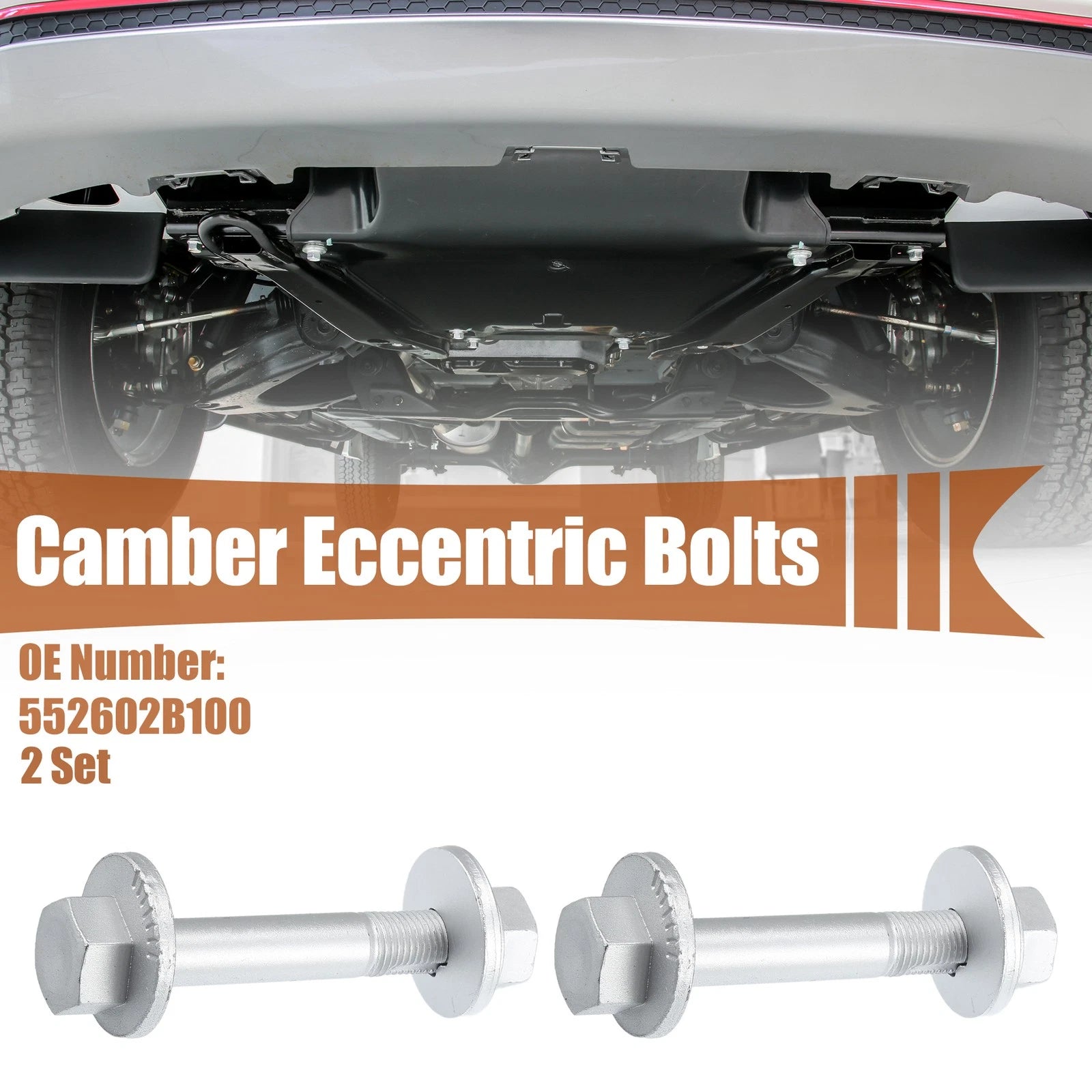 Camber Eccentric Bolts Replacement Set for Hyundai Santa Fe (2007–2009)