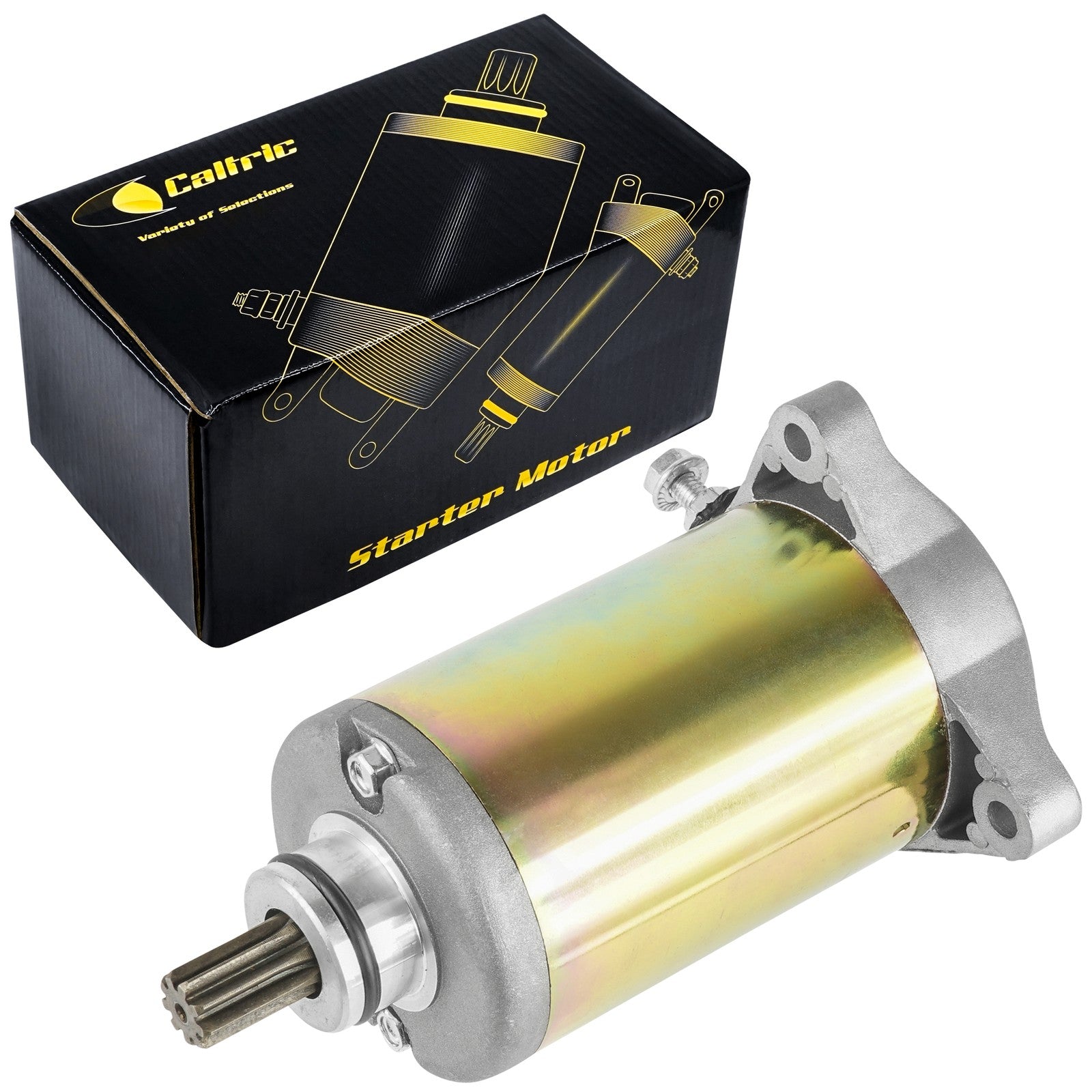 Caltric Starter Replacement for Suzuki GN250 GN 250 (1982–1988)