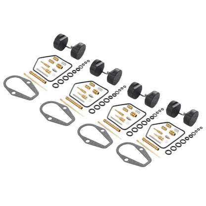 4X Carburetor Rebuild Kit Jets Gaskets for Honda CB500 (1971–1973)