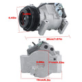 A/C Compressor 10S20F for Chevrolet Silverado 1500 2500 3500 HD (2003–2013)