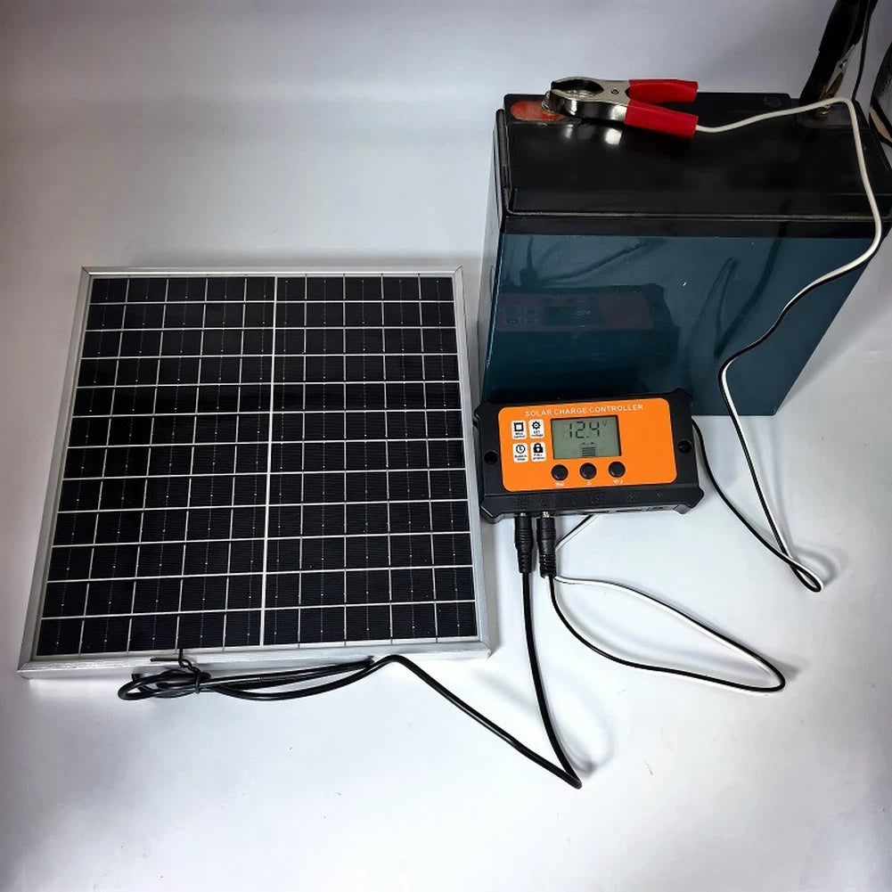 12W Solar Panel for Outdoor Use (Waterproof Design)